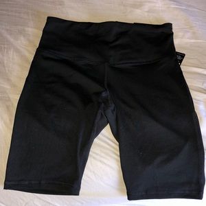 black biker shorts